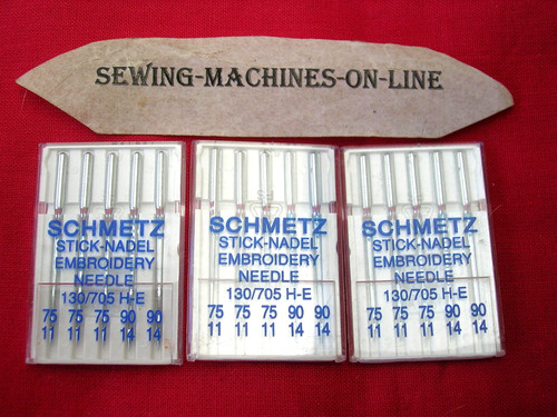 Schmetz mixed embroidery - 15,
